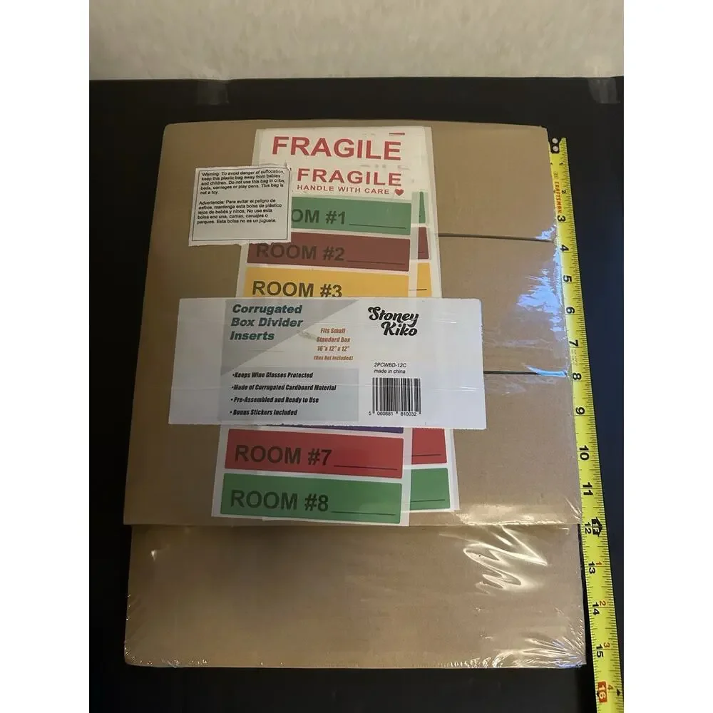 Stoney Kiko Corrugated Box Divider Inserts Fits Small 16